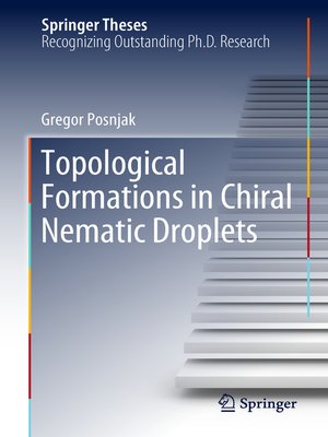 cover image of Topological Formations in Chiral Nematic Droplets